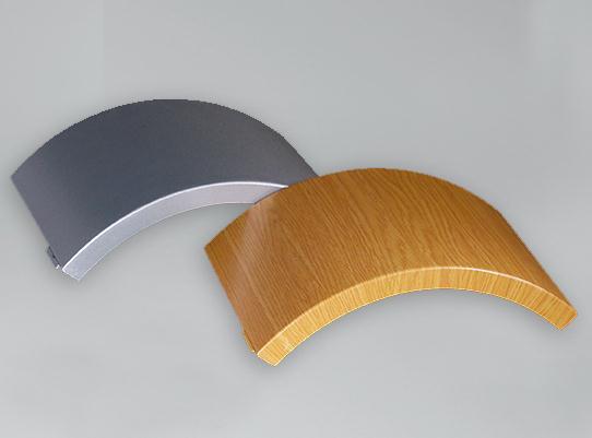 仿木紋弧形鋁單板